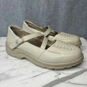 Dr. Comfort‎ Women’s Betsy Orthopedic Comfort Mary Janes Beige Leather 6.5